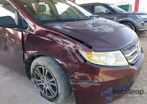 2012 Honda Odyssey Ex-L from USA, damaged, VIN 5FNRL5H6XCB136789